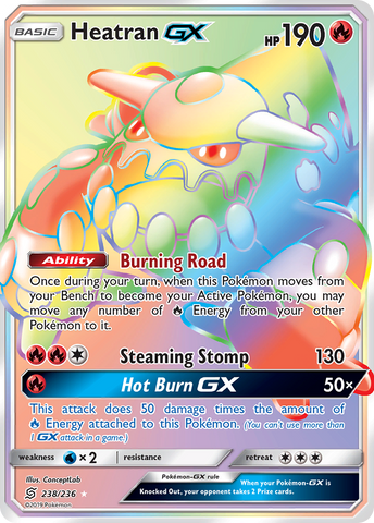 Heatran GX (238/236) [Sun & Moon: Unified Minds] - The Mythic Store | 24h Order Processing