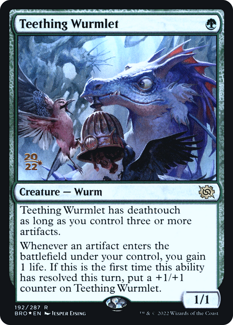 Teething Wurmlet [The Brothers' War Prerelease Promos] - The Mythic Store | 24h Order Processing