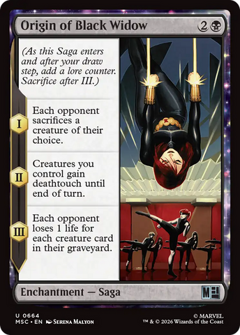 Origin of Black Widow [Marvel Super Heroes Commander] - The Mythic Store | 24h Order Processing