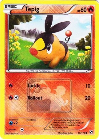 Tepig (15/114) (League Promo) [Black & White: Base Set] - The Mythic Store | 24h Order Processing
