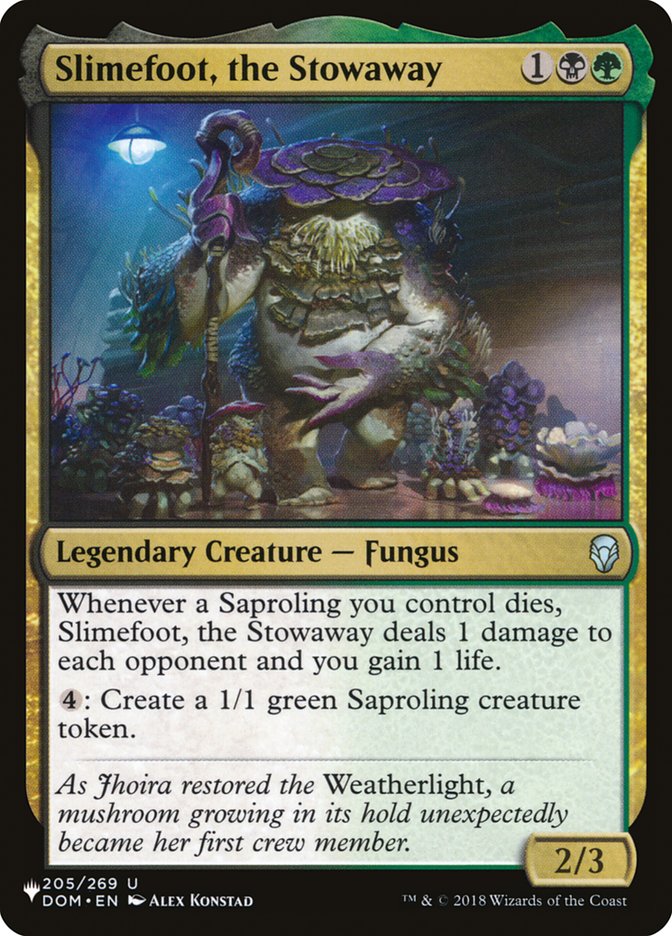 Slimefoot, the Stowaway [The List] - The Mythic Store | 24h Order Processing