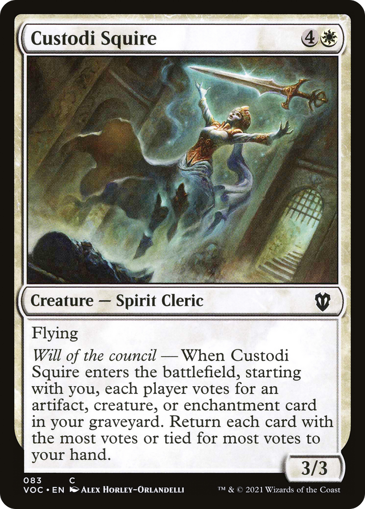 Custodi Squire [Innistrad: Crimson Vow Commander] - The Mythic Store | 24h Order Processing