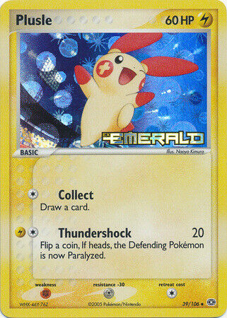 Plusle (39/106) (Stamped) [EX: Emerald] - The Mythic Store | 24h Order Processing