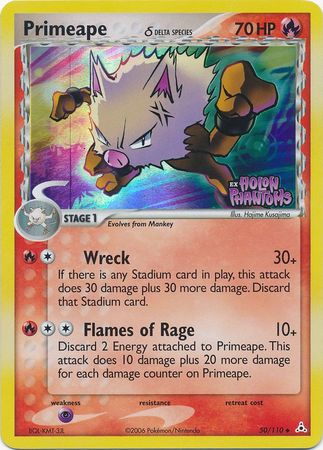 Primeape (50/110) (Delta Species) (Stamped) [EX: Holon Phantoms] - The Mythic Store | 24h Order Processing