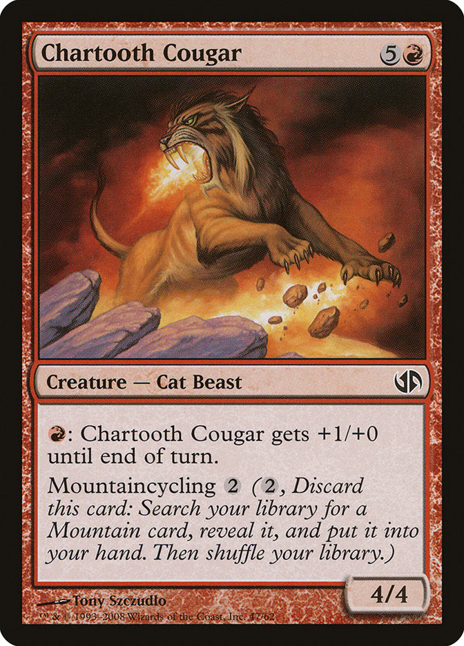 Chartooth Cougar [Duel Decks: Jace vs. Chandra] - The Mythic Store | 24h Order Processing