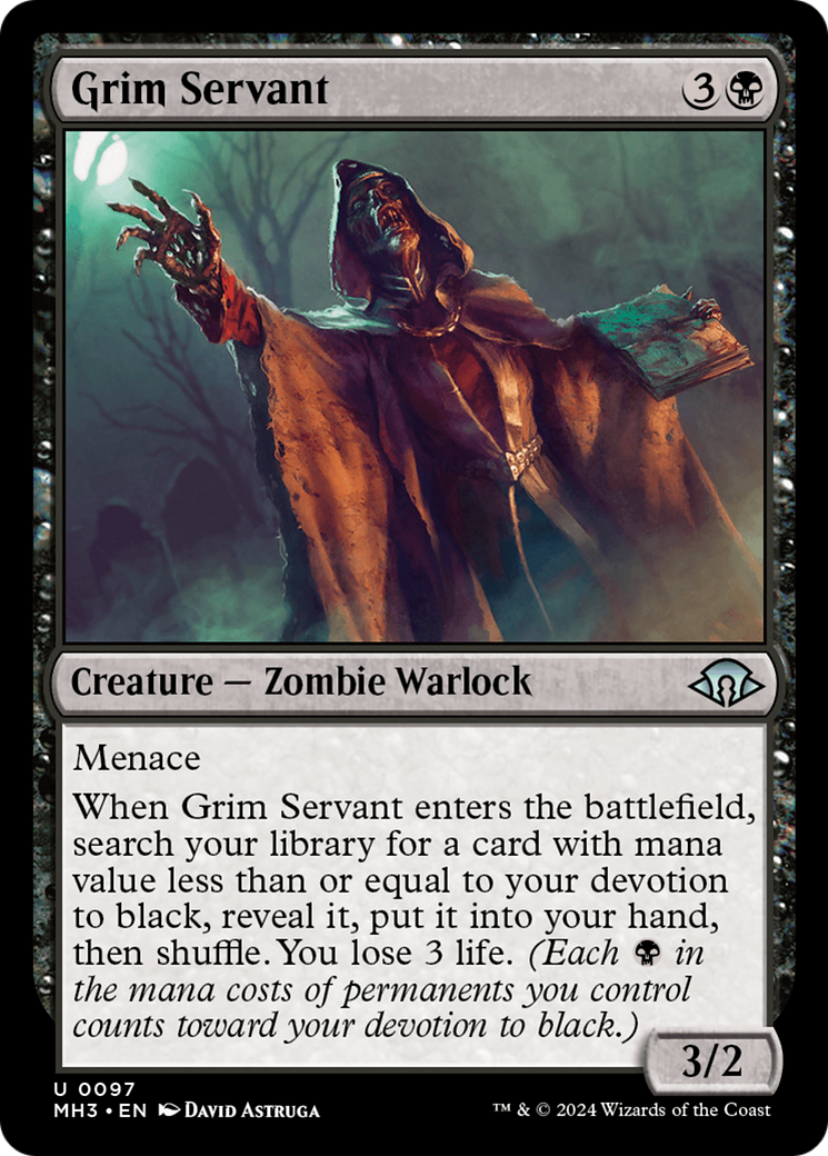 Grim Servant [Modern Horizons 3] - The Mythic Store | 24h Order Processing