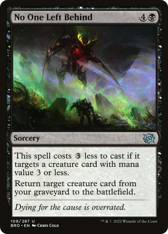 No One Left Behind [The Brothers' War] - The Mythic Store | 24h Order Processing