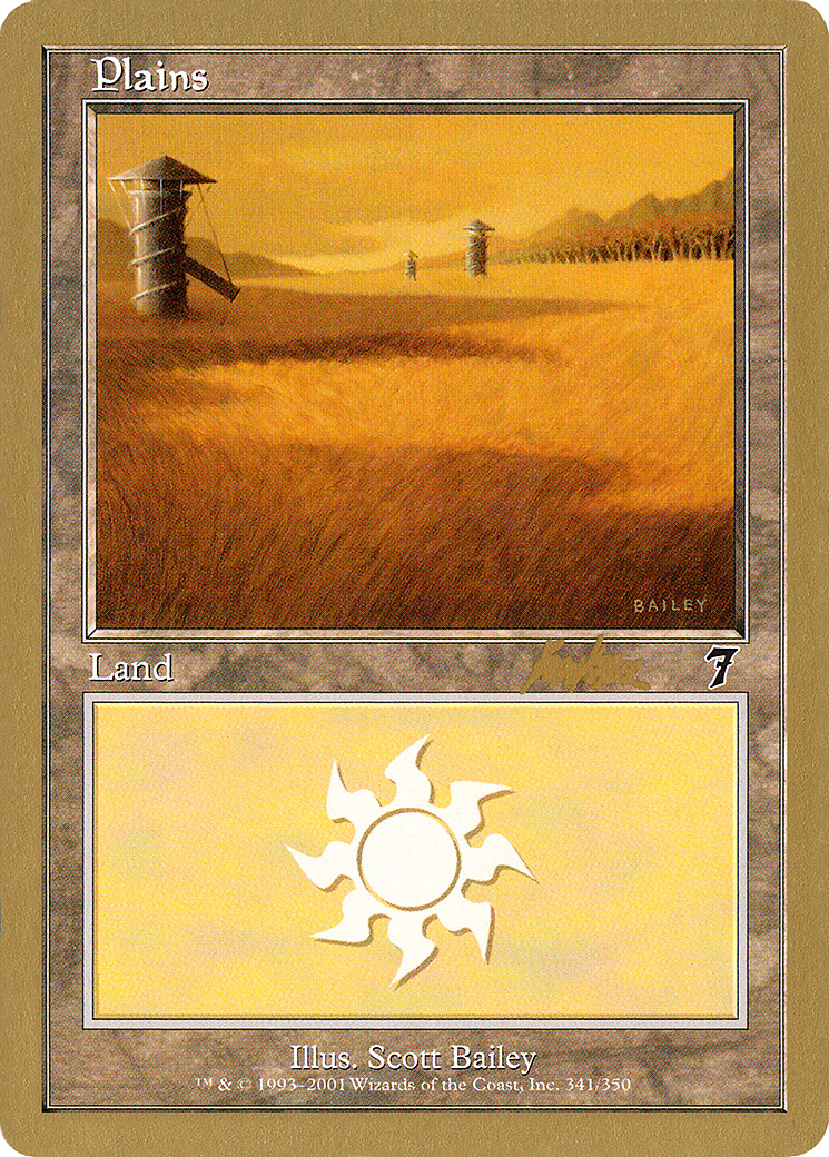 Plains (bk341) (Brian Kibler) [World Championship Decks 2002] - The Mythic Store | 24h Order Processing