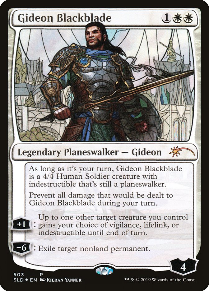 Gideon Blackblade (Stained Glass) [Secret Lair Drop Promos] - The Mythic Store | 24h Order Processing