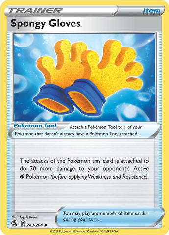 Spongy Gloves (243/264) [Sword & Shield: Fusion Strike] - The Mythic Store | 24h Order Processing