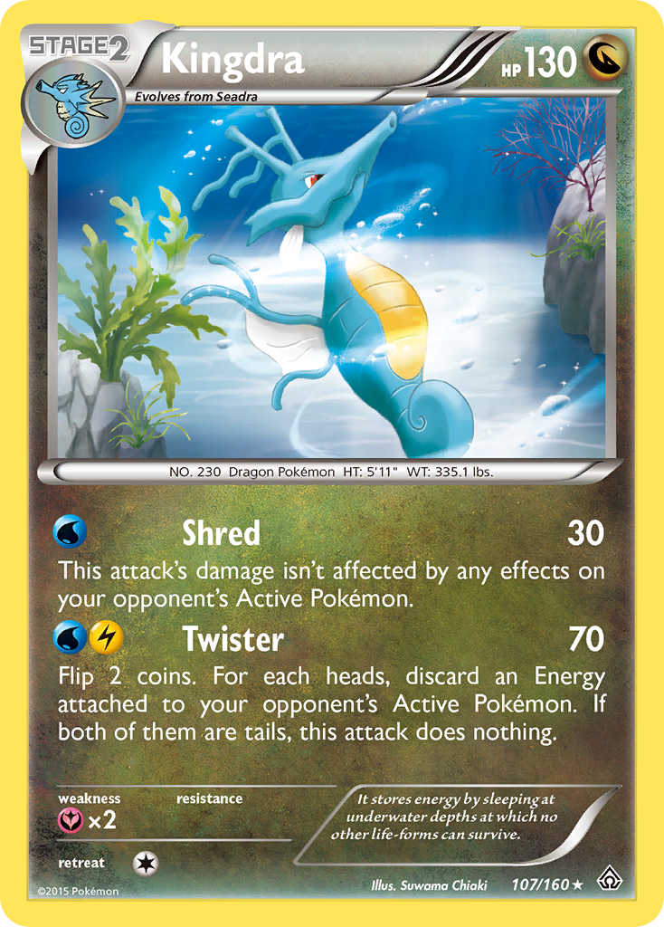 Kingdra (107/160) [XY: Primal Clash] - The Mythic Store | 24h Order Processing