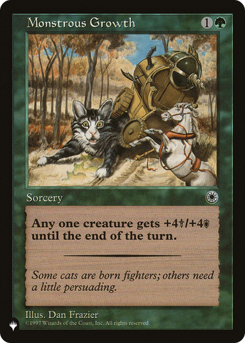 Monstrous Growth (Flavor Text) [The List] - The Mythic Store | 24h Order Processing