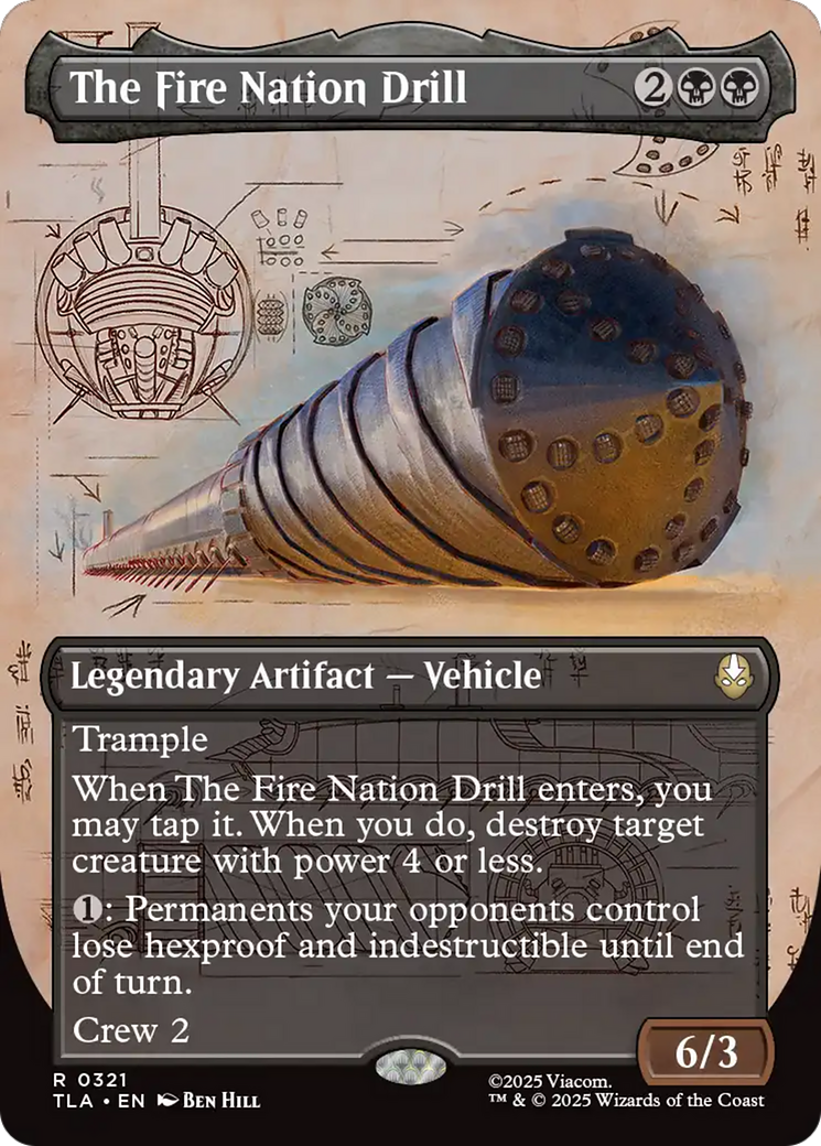 The Fire Nation Drill (Borderless) [Avatar: The Last Airbender] - The Mythic Store | 24h Order Processing