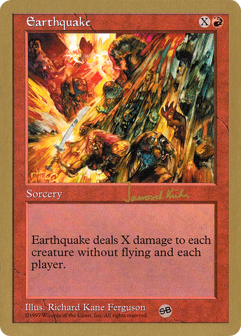 Earthquake (Janosch Kuhn) (SB) [World Championship Decks 1997] - The Mythic Store | 24h Order Processing