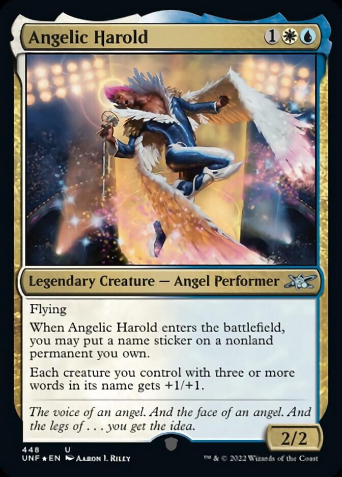 Angelic Harold (Galaxy Foil) [Unfinity] - The Mythic Store | 24h Order Processing