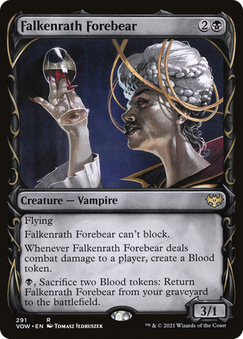 Falkenrath Forebear (Showcase Fang Frame) [Innistrad: Crimson Vow] - The Mythic Store | 24h Order Processing