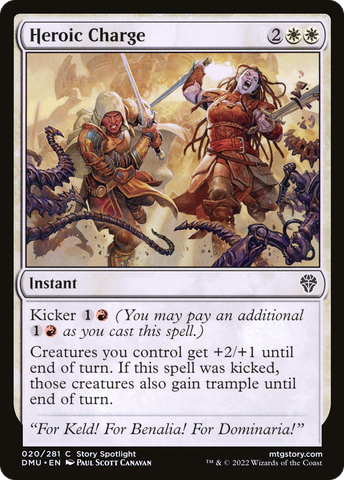 Heroic Charge [Dominaria United] - The Mythic Store | 24h Order Processing