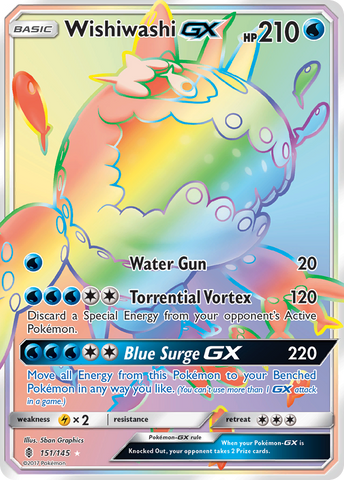 Wishiwashi GX (151/145) [Sun & Moon: Guardians Rising] - The Mythic Store | 24h Order Processing