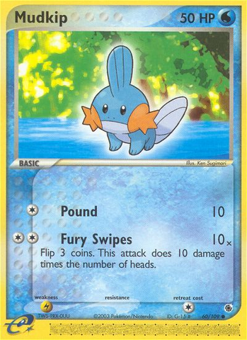 Mudkip (60/109) [EX: Ruby & Sapphire] - The Mythic Store | 24h Order Processing