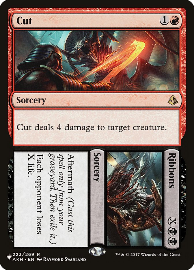 Cut // Ribbons [The List] - The Mythic Store | 24h Order Processing