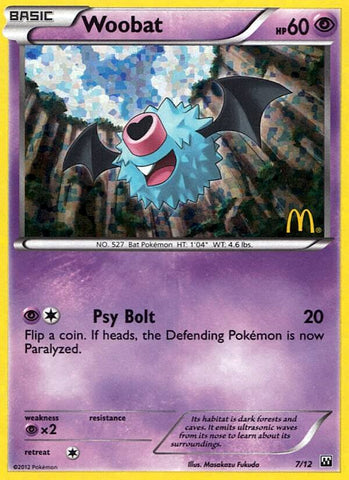 Woobat (7/12) [McDonald's Promos: 2012 Collection] - The Mythic Store | 24h Order Processing