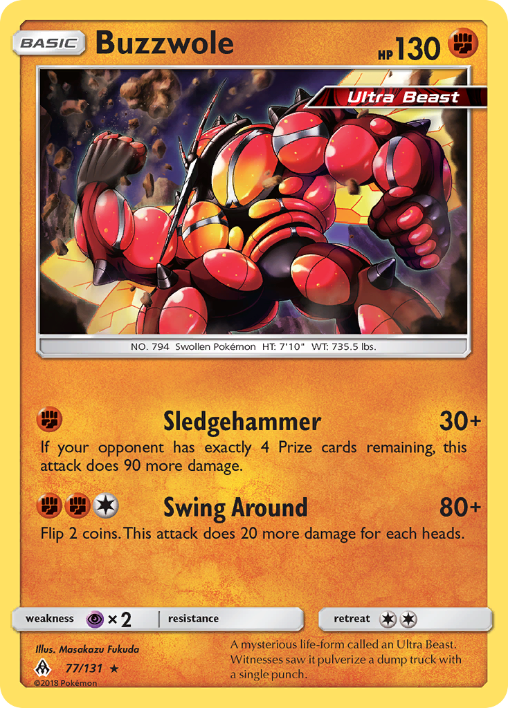 Buzzwole (77/131) [Sun & Moon: Forbidden Light] - The Mythic Store | 24h Order Processing