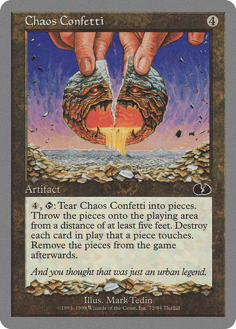 Chaos Confetti [Unglued] - The Mythic Store | 24h Order Processing