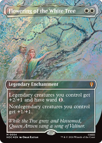 Flowering of the White Tree (Borderless) (Surge Foil) [The Hobbit: Eternal-Legal] - The Mythic Store | 24h Order Processing