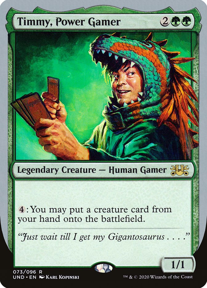 Timmy, Power Gamer [Unsanctioned] - The Mythic Store | 24h Order Processing