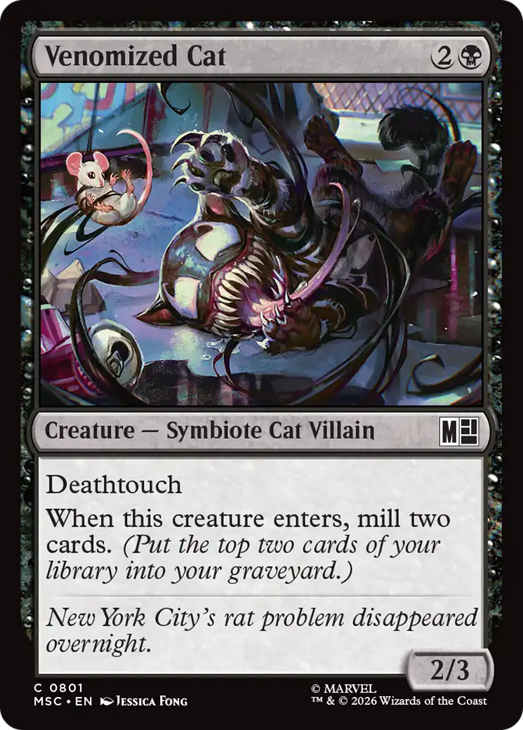 Venomized Cat [Marvel Super Heroes Commander] - The Mythic Store | 24h Order Processing