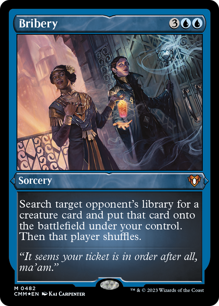 Bribery (Foil Etched) [Commander Masters] - The Mythic Store | 24h Order Processing