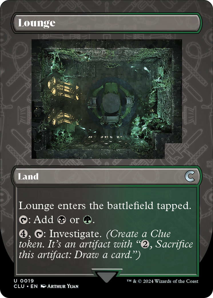 Lounge (Borderless) [Ravnica: Clue Edition] - The Mythic Store | 24h Order Processing