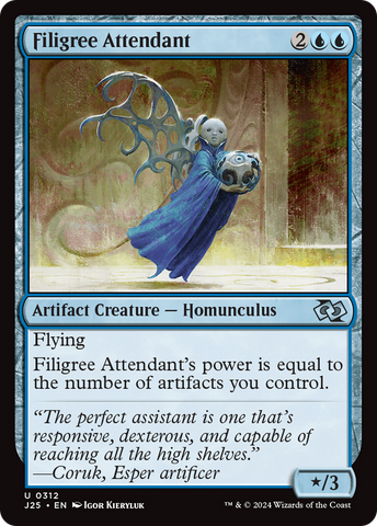 Filigree Attendant [Foundations Jumpstart] - The Mythic Store | 24h Order Processing