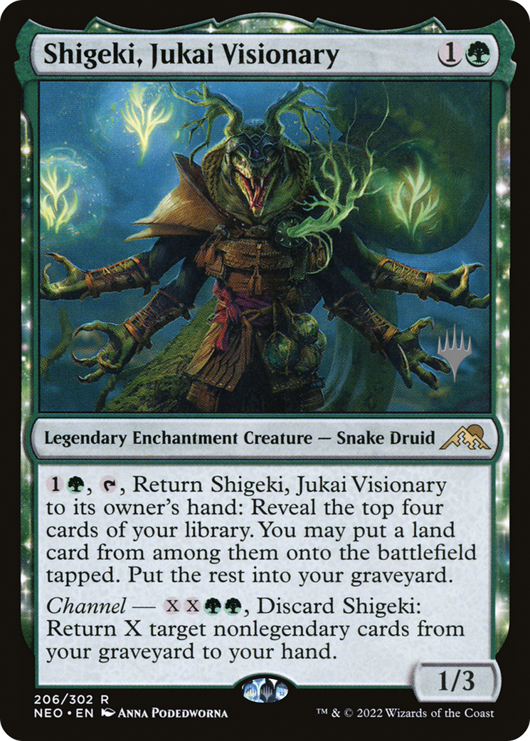 Shigeki, Jukai Visionary (Promo Pack) [Kamigawa: Neon Dynasty Promos] - The Mythic Store | 24h Order Processing