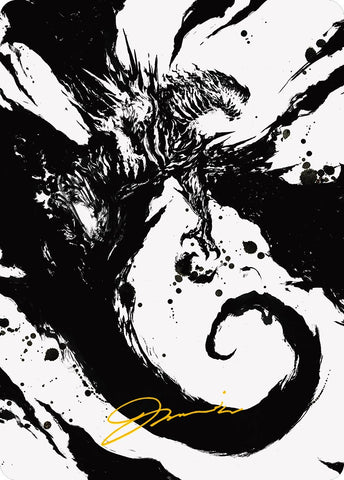 Capricious Hellraiser Art Card (Gold-Stamped Signature) [Phyrexia: All Will Be One Art Series] - The Mythic Store | 24h Order Processing