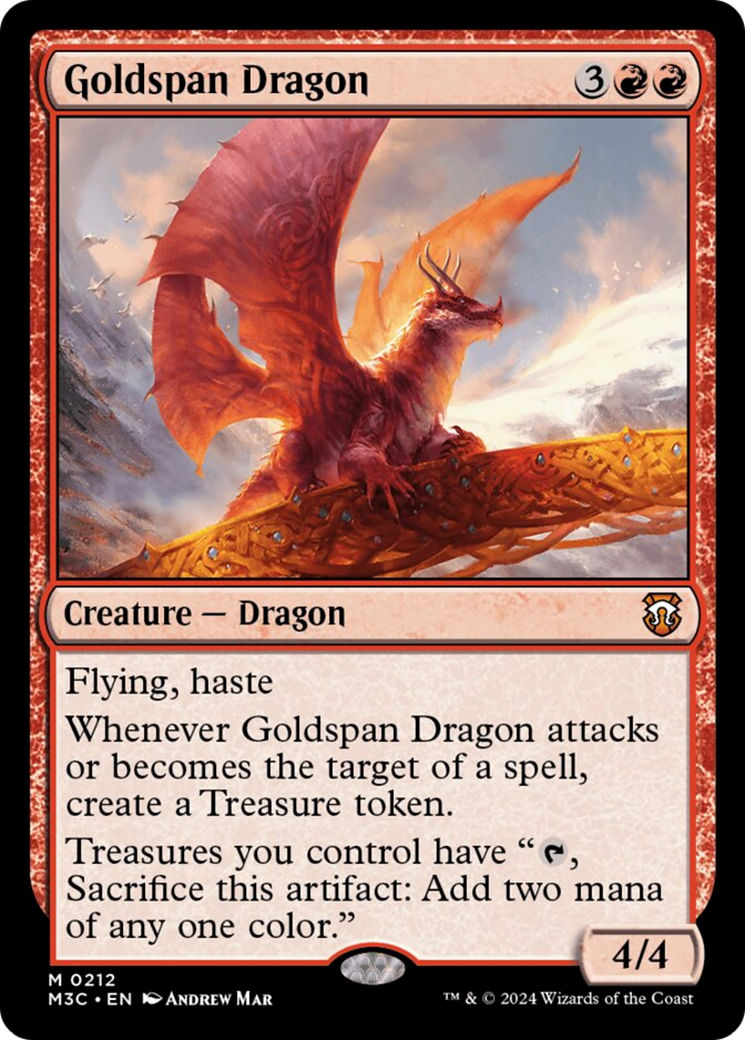 Goldspan Dragon [Modern Horizons 3 Commander] - The Mythic Store | 24h Order Processing