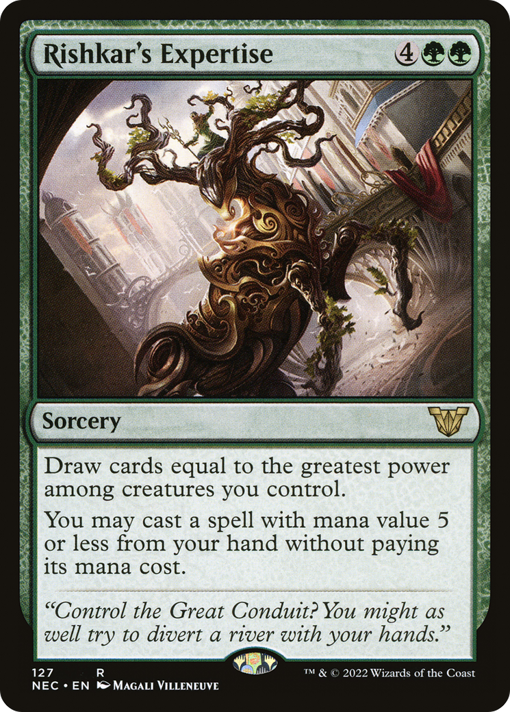 Rishkar's Expertise [Kamigawa: Neon Dynasty Commander] - The Mythic Store | 24h Order Processing
