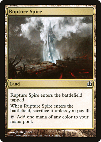 Rupture Spire [Commander 2011] - The Mythic Store | 24h Order Processing