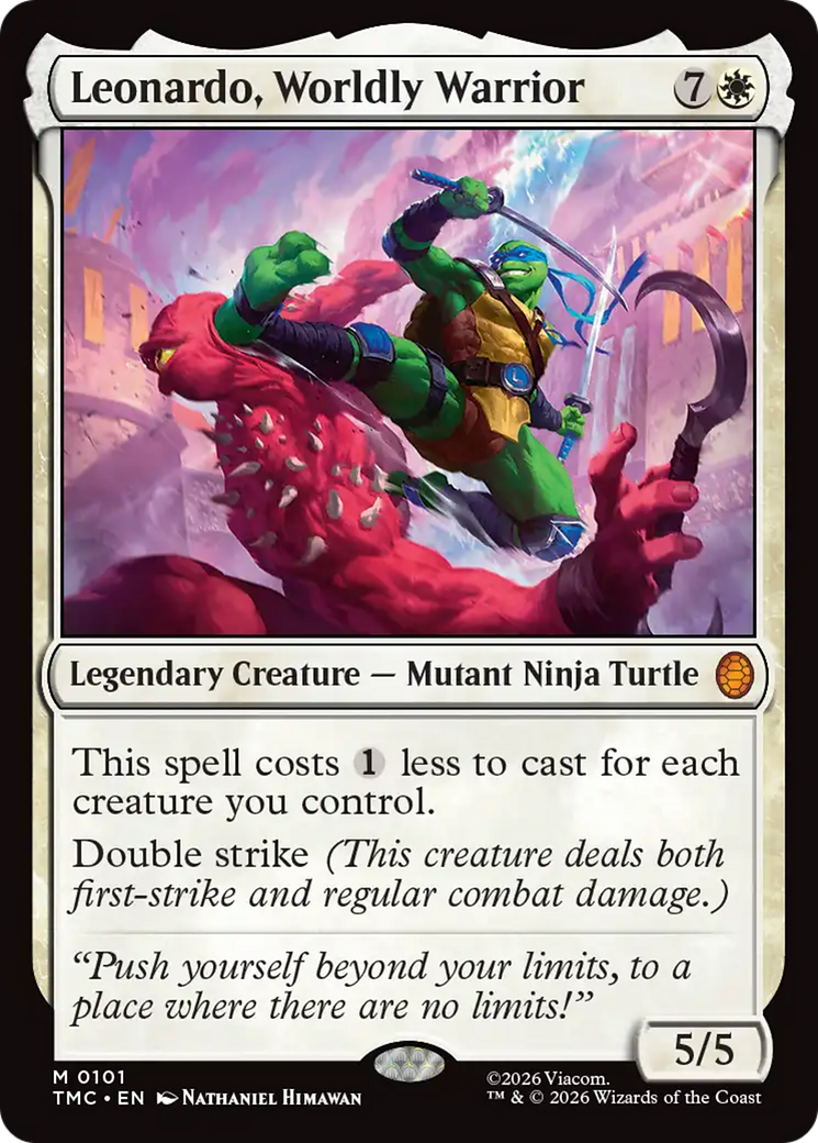 Leonardo, Worldly Warrior [Teenage Mutant Ninja Turtles Commander] - The Mythic Store | 24h Order Processing