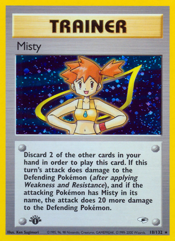 Misty (18/132) [Gym Heroes 1st Edition] - The Mythic Store | 24h Order Processing