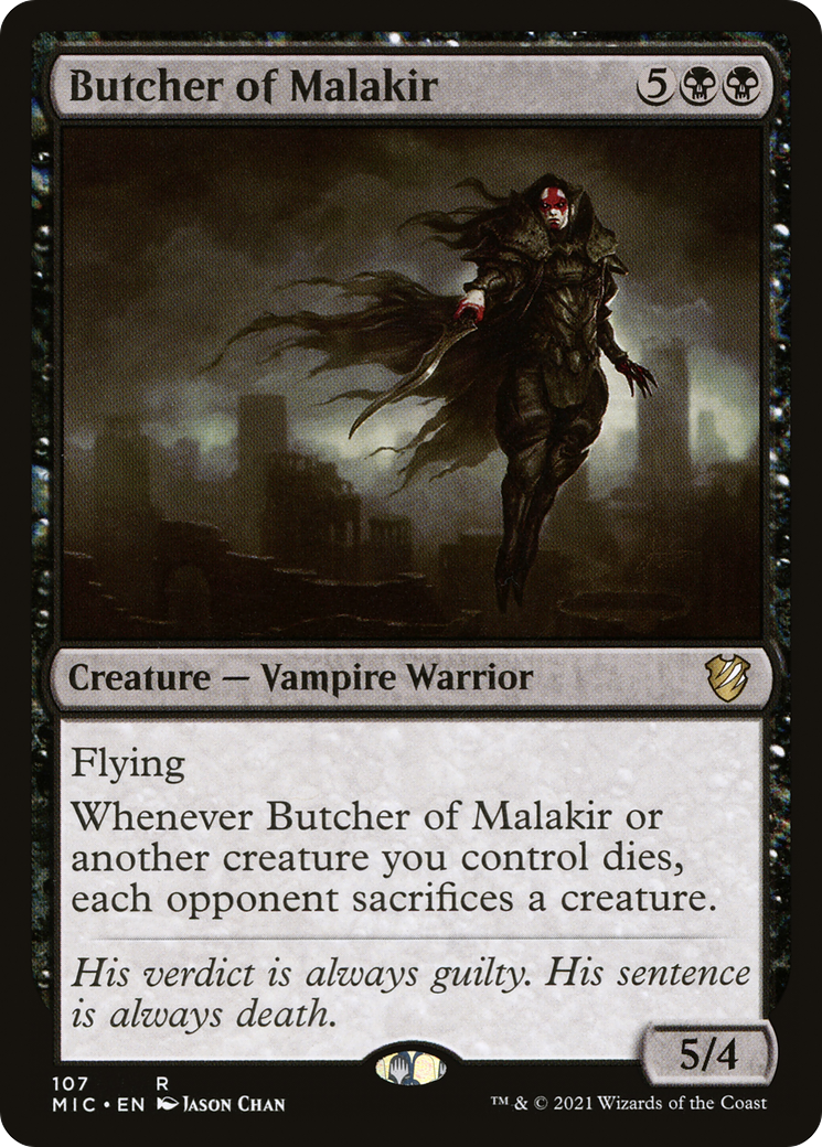 Butcher of Malakir [Innistrad: Midnight Hunt Commander] - The Mythic Store | 24h Order Processing