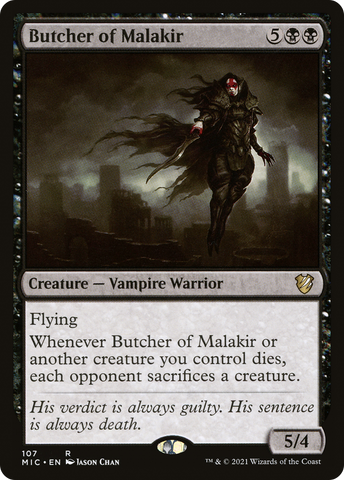 Butcher of Malakir [Innistrad: Midnight Hunt Commander] - The Mythic Store | 24h Order Processing