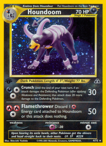 Houndoom (4/75) [Neo Discovery 1st Edition] - The Mythic Store | 24h Order Processing