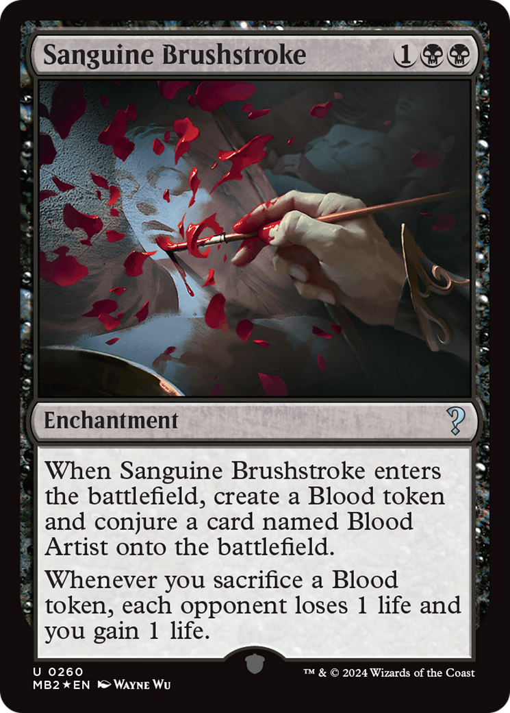 Sanguine Brushstroke [Mystery Booster 2] - The Mythic Store | 24h Order Processing