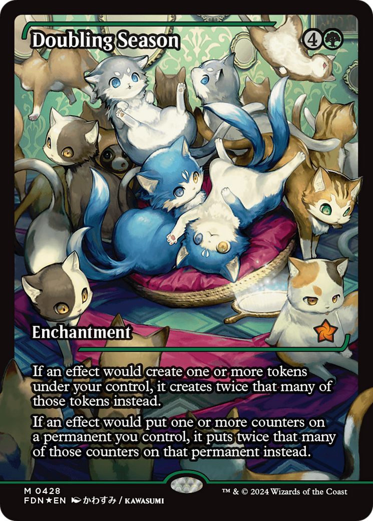 Doubling Season (Showcase) [Foundations] - The Mythic Store | 24h Order Processing