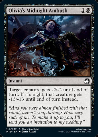 Olivia's Midnight Ambush [Innistrad: Midnight Hunt] - The Mythic Store | 24h Order Processing