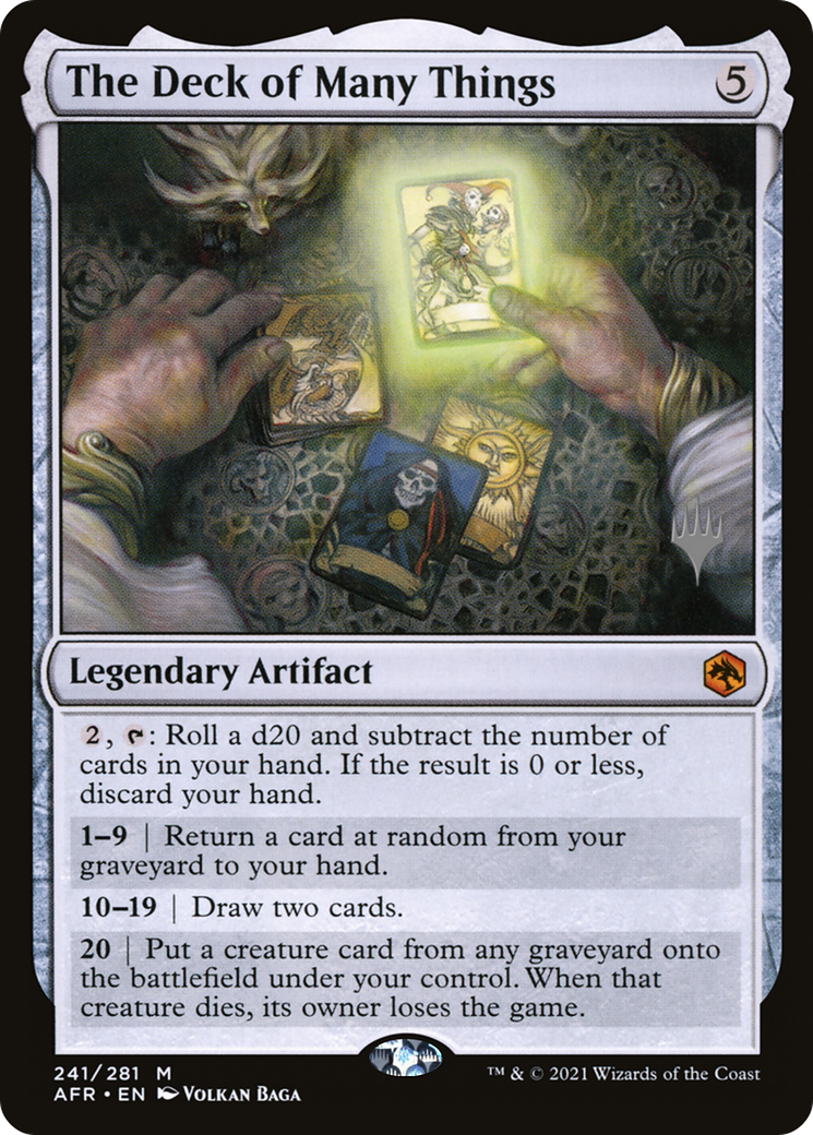 The Deck of Many Things (Promo Pack) [Dungeons & Dragons: Adventures in the Forgotten Realms Promos] - The Mythic Store | 24h Order Processing