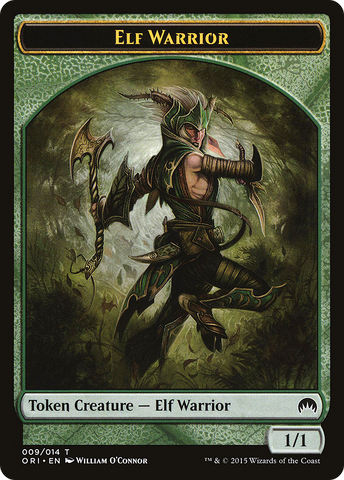 Elf Warrior Token [Magic Origins Tokens] - The Mythic Store | 24h Order Processing