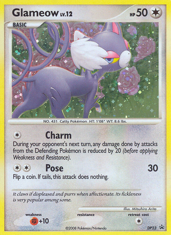 Glameow (DP23) [Diamond & Pearl: Black Star Promos] - The Mythic Store | 24h Order Processing