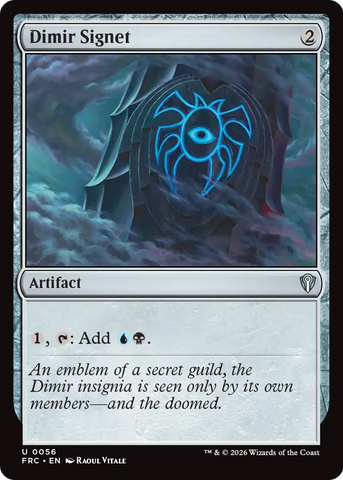 Dimir Signet [Reality Fracture Commander] - The Mythic Store | 24h Order Processing